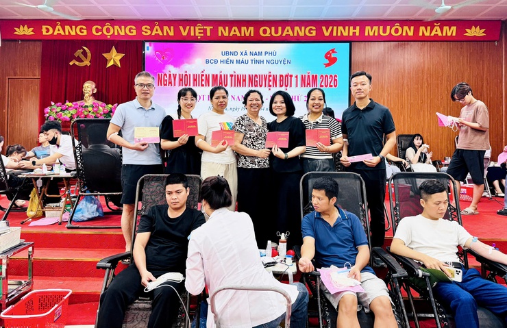 "Giọt hồng Nam Phù" 2026: Hiến giọt máu đào - thắp sáng hy vọng- Ảnh 35.
