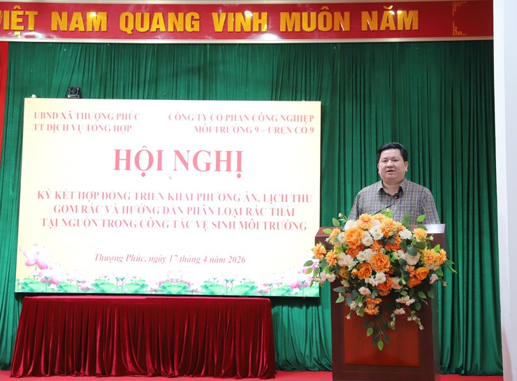 Xã Thượng Phúc ký kết triển khai phương án thu gom và phân loại rác thải tại nguồn- Ảnh 3.