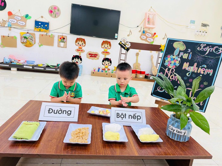 Rộn ràng hoạt động trải nghiệm Tết Hàn thực tại các trường mầm non- Ảnh 7.