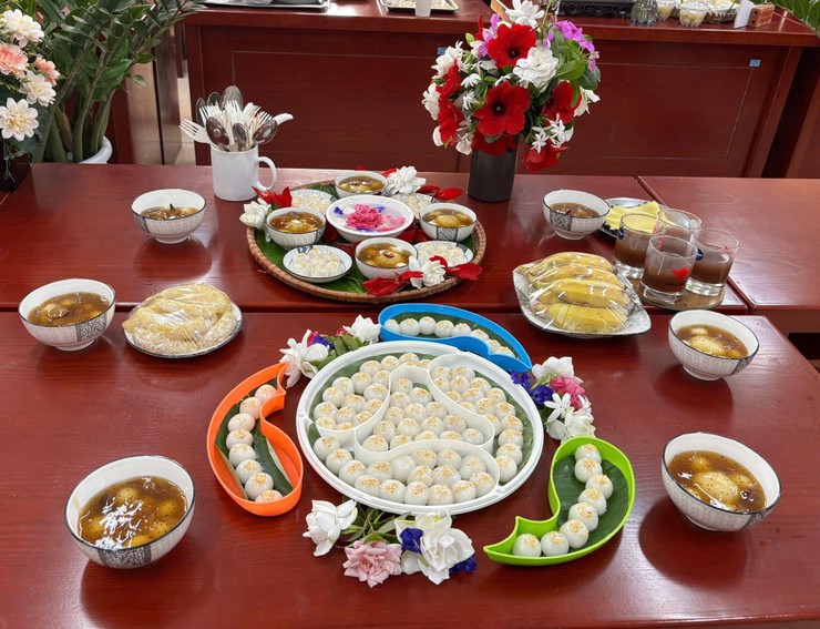 Rộn ràng hoạt động trải nghiệm Tết Hàn thực tại các trường mầm non- Ảnh 9.