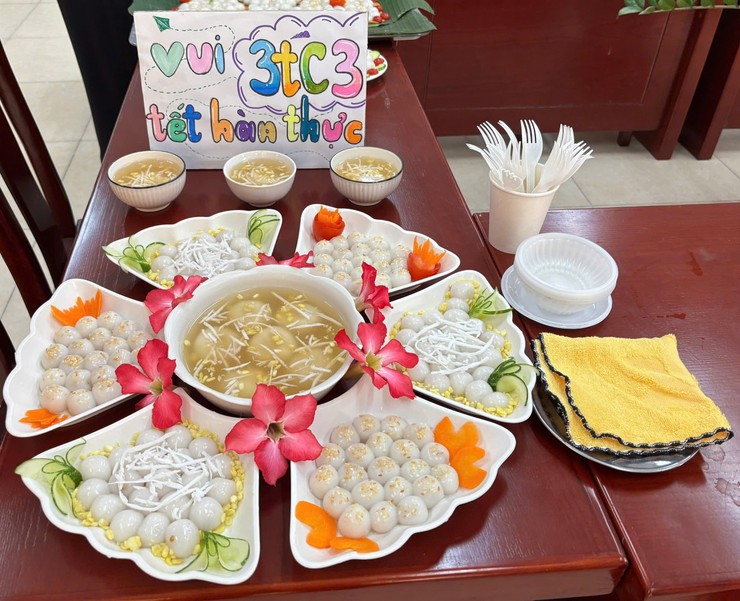 Rộn ràng hoạt động trải nghiệm Tết Hàn thực tại các trường mầm non- Ảnh 8.