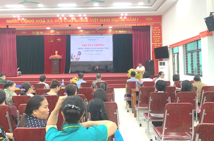 Xã Vĩnh Thanh tổ chức truyền thông phòng, chống tai nạn thương tích – xây dựng cộng đồng an toàn năm 2026- Ảnh 1.