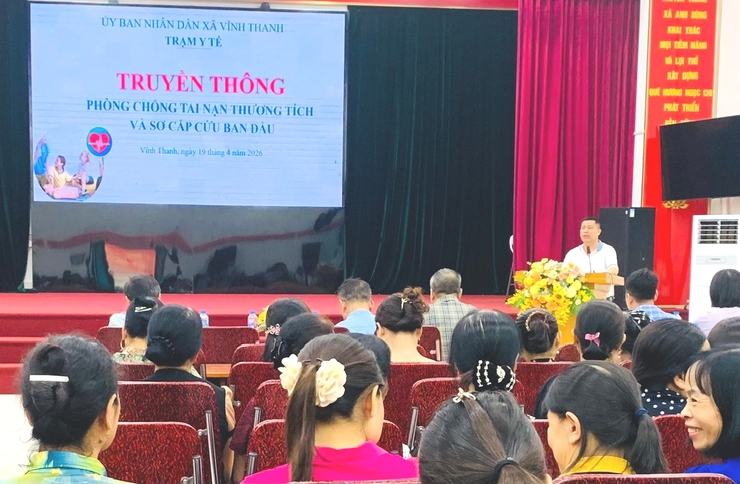 Xã Vĩnh Thanh tổ chức truyền thông phòng, chống tai nạn thương tích – xây dựng cộng đồng an toàn năm 2026- Ảnh 2.