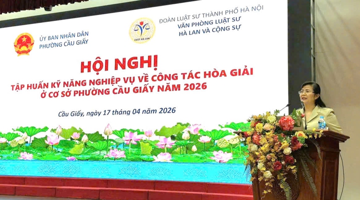 TIN BÀI: NÂNG CAO CHẤT LƯỢNG CÔNG TÁC HÒA GIẢI Ở CƠ SỞ NHẰM HẠN CHẾ ĐƠN THƯ, KHIẾU KIỆN TRÊN ĐỊA BÀN PHƯỜNG CẦU GIẤY- Ảnh 1.
