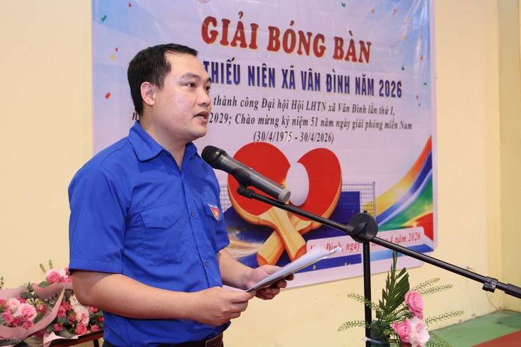 Sôi nổi Giải bóng bàn thanh thiếu niên xã Vân Đình năm 2026- Ảnh 2.