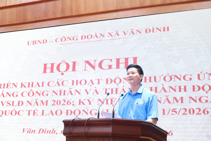 Vân Đình tổ chức các hoạt động hưởng ứng Tháng Công nhân và Tháng hành động về ATVSLĐ năm 2026- Ảnh 4.