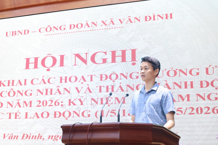 Vân Đình tổ chức các hoạt động hưởng ứng Tháng Công nhân và Tháng hành động về ATVSLĐ năm 2026- Ảnh 5.