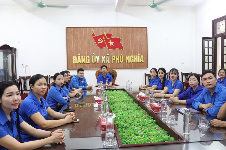 Thanh niên xã Phú Nghĩa tham dự Hội nghị trực tuyến toàn quốc nghiên cứu, học tập, quán triệt Nghị quyết Đại hội XIV của Đảng- Ảnh 2.