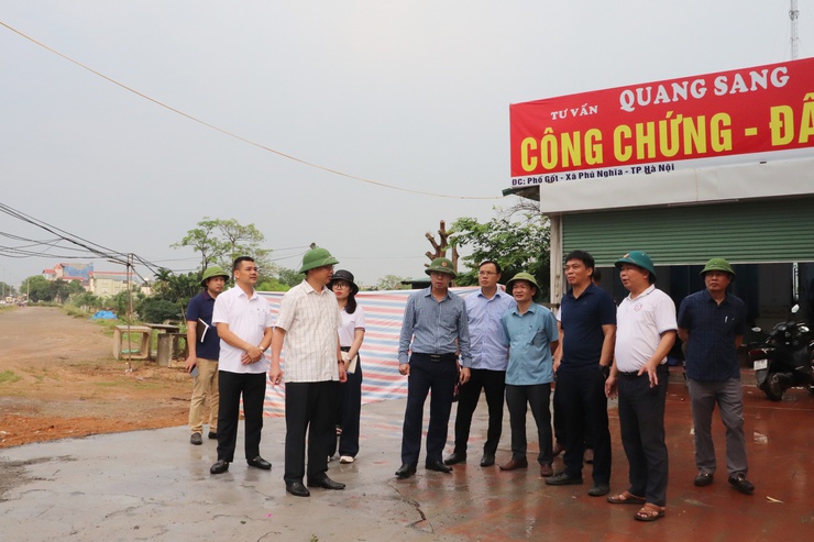 Xã Phú Nghĩa tập trung tháo gỡ khó khăn đẩy nhanh tiến độ giải phóng mặt bằng Dự án cải tạo, nâng cấp Quốc lộ 6 đoạn Ba La – Xuân Mai- Ảnh 5.