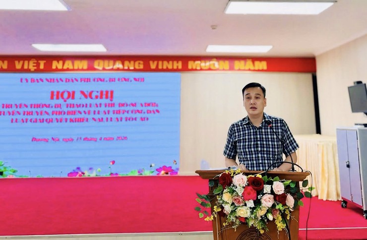 Phường Dương Nội đẩy mạnh truyền thông dự thảo Luật Thủ đô (sửa đổi)- Ảnh 1.