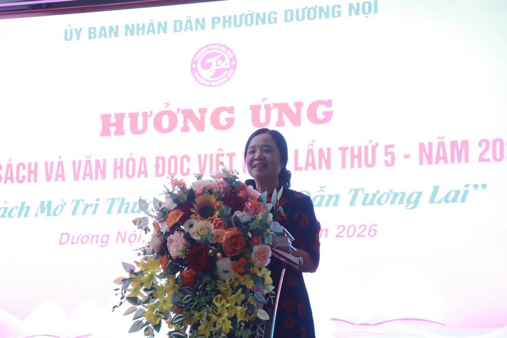 Phường Dương Nội lan tỏa văn hóa đọc hưởng ứng Ngày Sách Việt Nam 21/4- Ảnh 4.