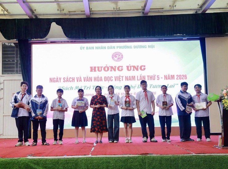 Phường Dương Nội lan tỏa văn hóa đọc hưởng ứng Ngày Sách Việt Nam 21/4- Ảnh 6.