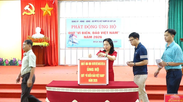 Xã Vật Lại tổ chức lễ phát động ủng hộ Quỹ "Vì biển, đảo Việt Nam" năm 2026- Ảnh 10.