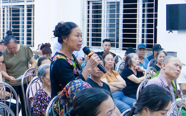 Thượng Phúc lấy ý kiến nhân dân về dự thảo phương án bồi thường dự án Khu đô thị thể thao Olympic- Ảnh 2.