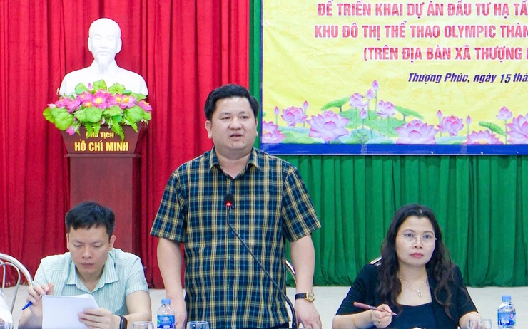 Thượng Phúc lấy ý kiến nhân dân về dự thảo phương án bồi thường dự án Khu đô thị thể thao Olympic- Ảnh 4.