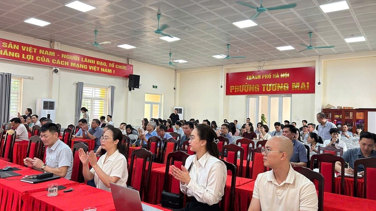 PHƯỜNG TƯƠNG MAI TỔ CHỨC TẬP HUẤN NGHIỆP VỤ HANOIWORK – BÀN LÀM VIỆC SỐ THỐNG NHẤT CHO CÁN BỘ- Ảnh 6.