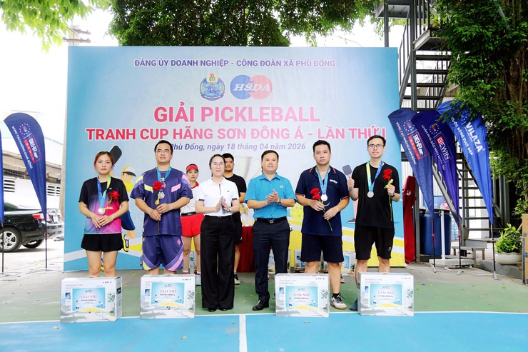 Giải Pickleball tranh cúp Hãng sơn Đông Á lần thứ I thành công tốt đẹp- Ảnh 7.
