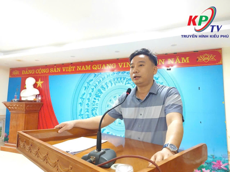 Ban quản lý đầu tư- Hạ tầng xã Kiều Phú tổ chức họp dân triển khai chính sách bồi thường, hỗ trợ GPMB Dự án xây dựng cơ sở 2 Học viện Y- Dược học cổ truyền Việt Nam- Ảnh 2.