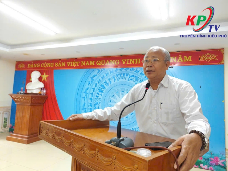 Ban quản lý đầu tư- Hạ tầng xã Kiều Phú tổ chức họp dân triển khai chính sách bồi thường, hỗ trợ GPMB Dự án xây dựng cơ sở 2 Học viện Y- Dược học cổ truyền Việt Nam- Ảnh 4.