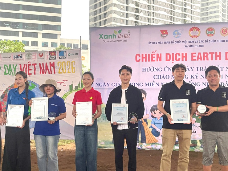 XÃ VĨNH THANH RA QUÂN HƯỞNG ỨNG NGÀY TRÁI ĐẤT 2026 – LAN TỎA HÀNH ĐỘNG VÌ MÔI TRƯỜNG XANH- Ảnh 7.