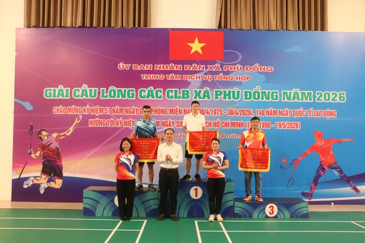 200 vận động viên tranh tài Giải Cầu lông các câu lạc bộ xã Phù Đổng năm 2026- Ảnh 15.