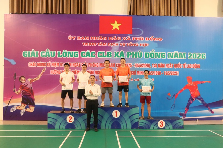 200 vận động viên tranh tài Giải Cầu lông các câu lạc bộ xã Phù Đổng năm 2026- Ảnh 13.