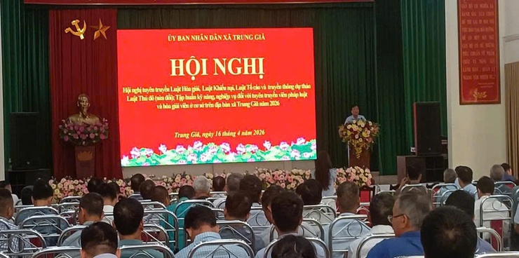 HỘI NGHỊ TUYÊN TRUYỀN, TẬP HUẤN PHÁP LUẬT NĂM 2026- Ảnh 1.