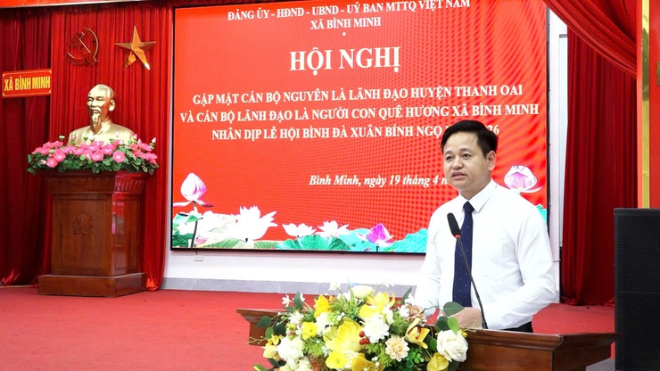 Bình Minh gặp mặt cán bộ, người con quê hương nhân dịp Lễ hội Bình Đà 2026- Ảnh 2.