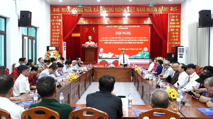 Bình Minh gặp mặt cán bộ, người con quê hương nhân dịp Lễ hội Bình Đà 2026- Ảnh 3.