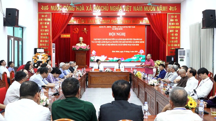 Bình Minh gặp mặt cán bộ, người con quê hương nhân dịp Lễ hội Bình Đà 2026- Ảnh 5.