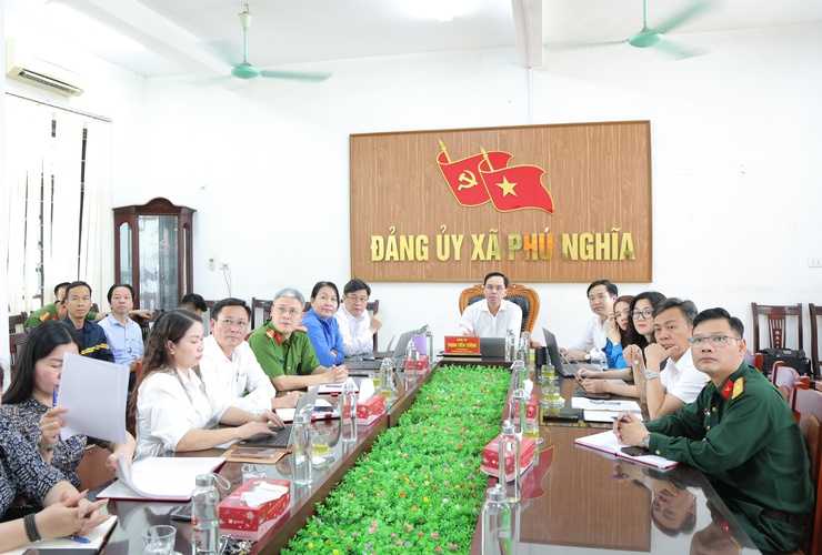 Xã Phú Nghĩa dự Hội nghị giao ban công tác quý I-2026 do Thành ủy, HĐND, UBND, Ủy ban Mặt trận Tổ quốc Việt Nam thành phố Hà Nội tổ chức- Ảnh 3.