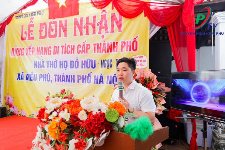 Nhà thờ họ Đỗ Hữu thôn Ngọc Than đón nhận Bằng xếp hạng di tích kiến trúc lịch sử cấp thành phố- Ảnh 6.