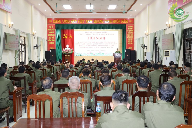 Hơn 140 lực lượng ANTT cơ sở được tập huấn kỹ năng bảo đảm giao thông- Ảnh 1.