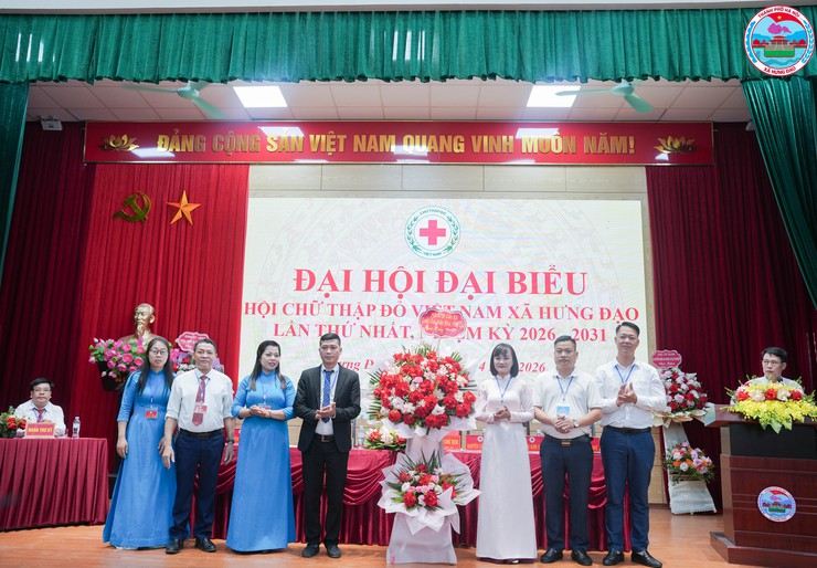 ĐẠI HỘI ĐẠI BIỂU HỘI CHỮ THẬP ĐỎ XÃ HƯNG ĐẠO LẦN THỨ I, NHIỆM KỲ 2026–2031 THÀNH CÔNG TỐT ĐẸP- Ảnh 4.