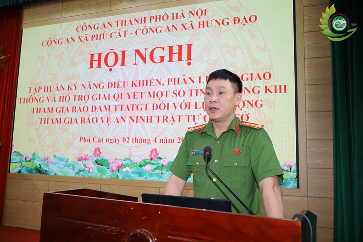 Hơn 140 lực lượng ANTT cơ sở được tập huấn kỹ năng bảo đảm giao thông- Ảnh 2.