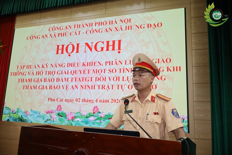 Hơn 140 lực lượng ANTT cơ sở được tập huấn kỹ năng bảo đảm giao thông- Ảnh 3.