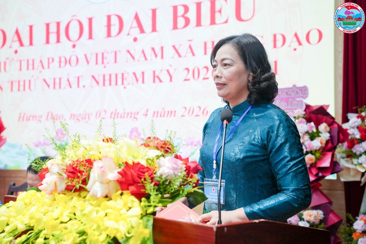 ĐẠI HỘI ĐẠI BIỂU HỘI CHỮ THẬP ĐỎ XÃ HƯNG ĐẠO LẦN THỨ I, NHIỆM KỲ 2026–2031 THÀNH CÔNG TỐT ĐẸP- Ảnh 6.