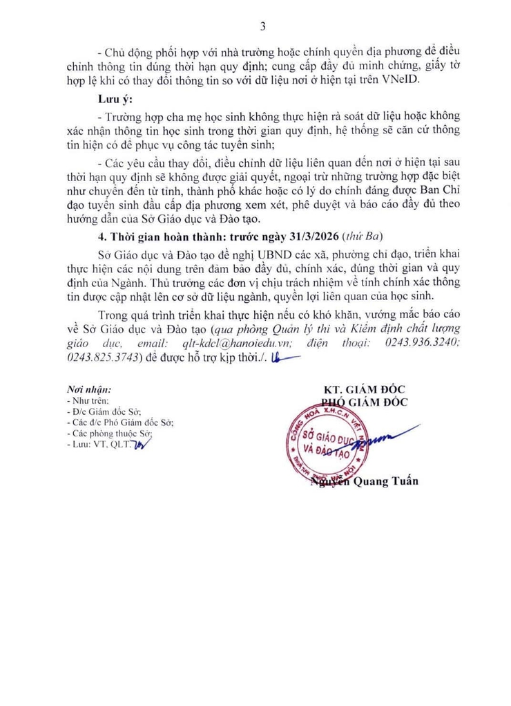 Hướng dẫn phụ huynh rà soát dữ liệu tuyển sinh đầu cấp năm học 2026-2027- Ảnh 3.
