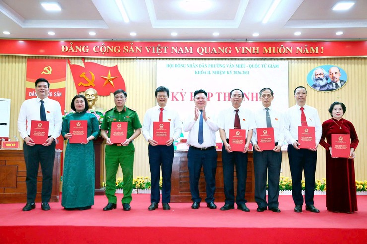 PHƯỜNG VĂN MIẾU - QUỐC TỬ GIÁM KIỆN TOÀN NHÂN SỰ, BẢO ĐẢM BỘ MÁY HOẠT ĐỘNG THÔNG SUỐT- Ảnh 6.