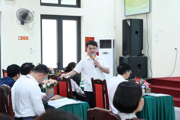 Xuân Mai quán triệt Chỉ thị số 09 của Ban thường vụ Thành ủy về nâng cao hiệu lực, hiệu quả thực thi công vụ; siết chặt kỷ luật, kỷ cương và trách nhiệm của cán bộ- Ảnh 10.