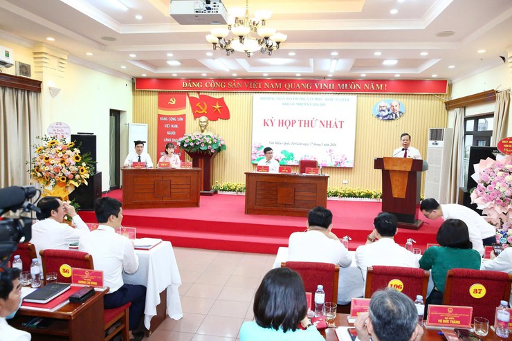 PHƯỜNG VĂN MIẾU - QUỐC TỬ GIÁM KIỆN TOÀN NHÂN SỰ, BẢO ĐẢM BỘ MÁY HOẠT ĐỘNG THÔNG SUỐT- Ảnh 5.