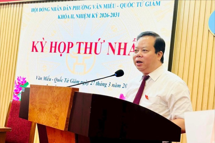 PHƯỜNG VĂN MIẾU - QUỐC TỬ GIÁM KIỆN TOÀN NHÂN SỰ, BẢO ĐẢM BỘ MÁY HOẠT ĐỘNG THÔNG SUỐT- Ảnh 4.