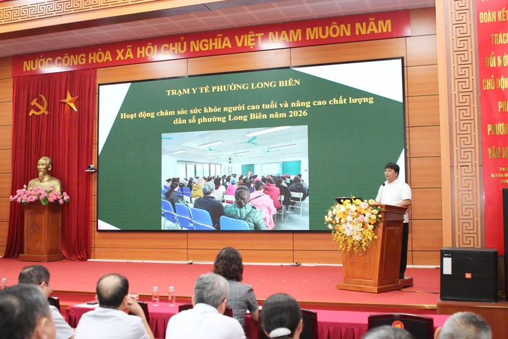 Phường Long Biên tổ chức Hội nghị truyền thông Chính sách dân số trong tình hình mới; Triển khai hoạt động chăm sóc sức khoẻ người cao tuổi và nâng cao chất lượng dân số năm 2026- Ảnh 3.