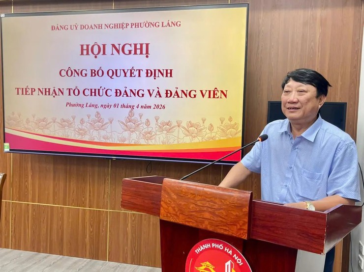 HÀ NỘI: PHƯỜNG LÁNG CỦNG CỐ TỔ CHỨC ĐẢNG TRONG DOANH NGHIỆP, TIẾP NHẬN THÊM CHI BỘ MỚI - Ảnh 3.