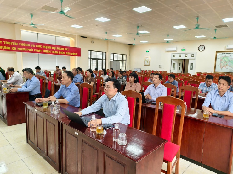 Xã Nam Phù dự hội nghị trực tuyến đánh giá kết quả công tác quý I, triển khai nhiệm vụ trọng tâm quý II-2026- Ảnh 4.