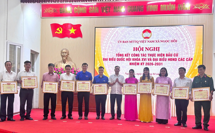 Phát huy sức mạnh đại đoàn kết, MTTQ xã Ngọc Hồi tổng kết công tác tham gia bầu cử nhiệm kỳ 2026–2031- Ảnh 7.