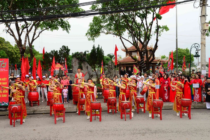 PHƯỜNG LĨNH NAM: RỘN RÀNG LỄ HỘI CẤP THUỶ  TRUYỀN THỐNG THUÝ LĨNH- Ảnh 9.