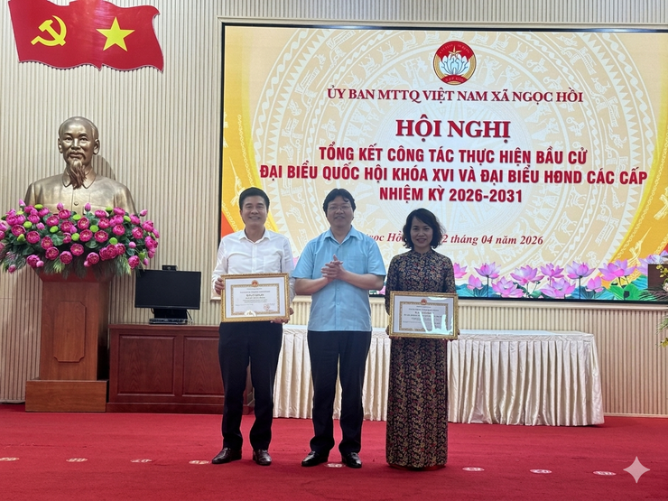 Phát huy sức mạnh đại đoàn kết, MTTQ xã Ngọc Hồi tổng kết công tác tham gia bầu cử nhiệm kỳ 2026–2031- Ảnh 5.