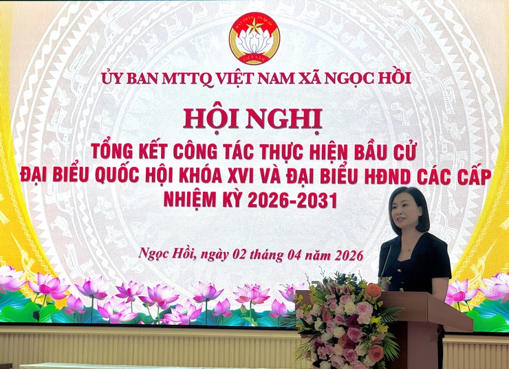 Phát huy sức mạnh đại đoàn kết, MTTQ xã Ngọc Hồi tổng kết công tác tham gia bầu cử nhiệm kỳ 2026–2031- Ảnh 4.