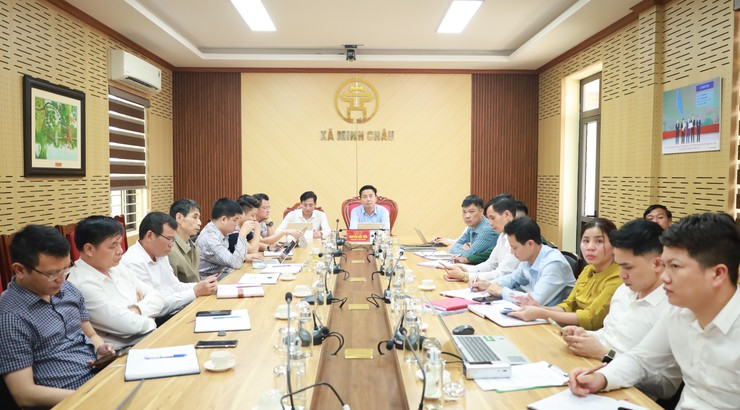 Xã Minh Châu tham dự hội nghị giao ban công tác tháng 2, triển khai nhiệm vụ trọng tâm tháng 3-2026 do Thành ủy Hà Nội tổ chức- Ảnh 3.